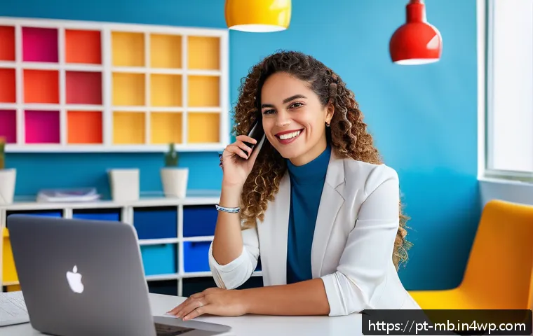다양한 플랫폼에서의 일관된 이미지 구축 - A vibrant Brazilian small business owner in a bright, modern office setting, enthusiastically sharin...